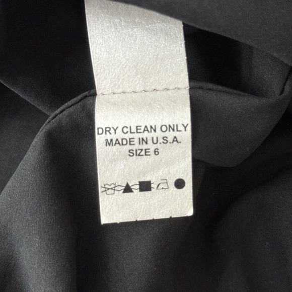 Drama Skirt Womens 6 Black Lace A-Line Minimalist Neutral Gothic Whimsygoth - Picture 8 of 8